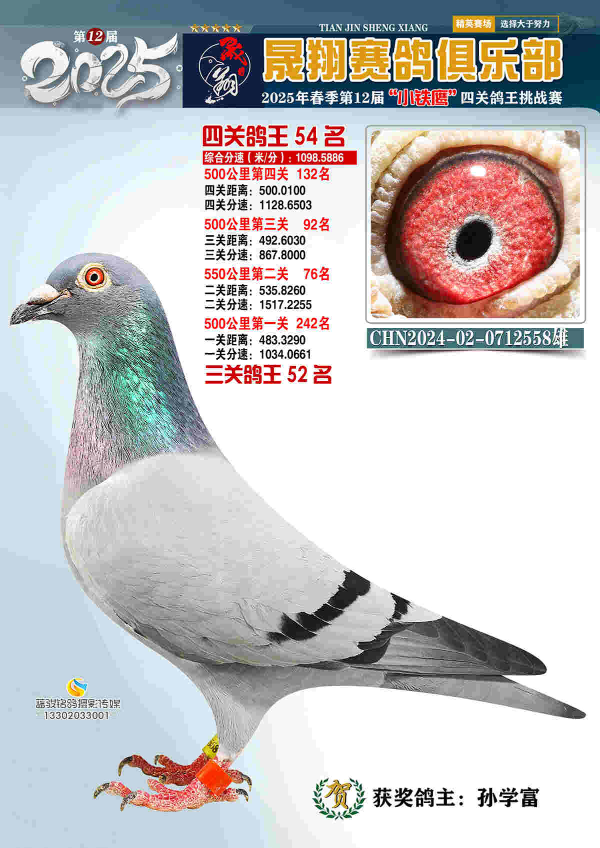 25晟翔春54号