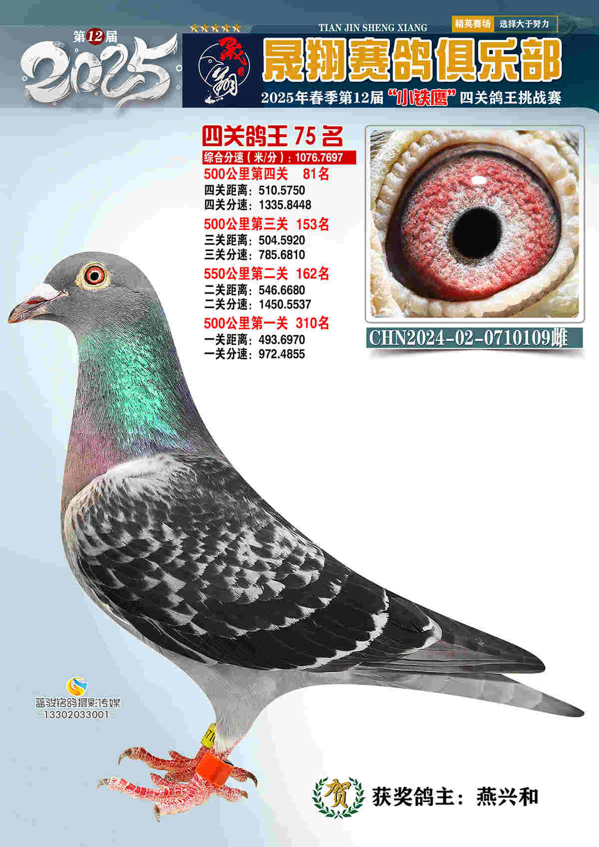 25晟翔春75号