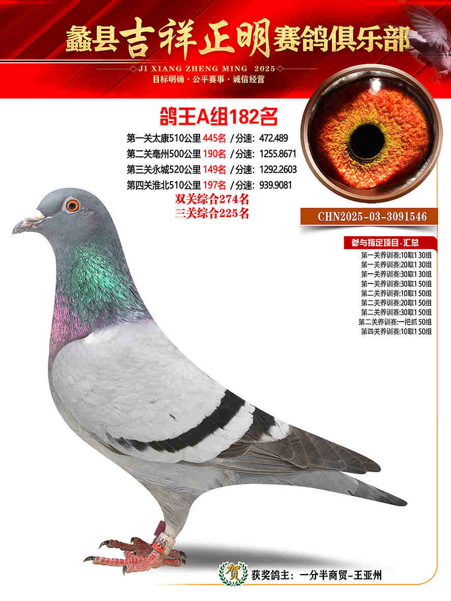 25年秋吉祥正明182号